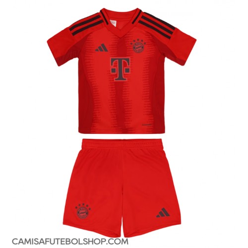 Camisa de time de futebol Bayern Munich Replicas 1º Equipamento Infantil 2024-25 Manga Curta (+ Calças curtas)